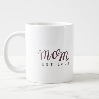 Mamma Etablerad Anpassat Namn Ny Mamma Present Jumbo Mugg
