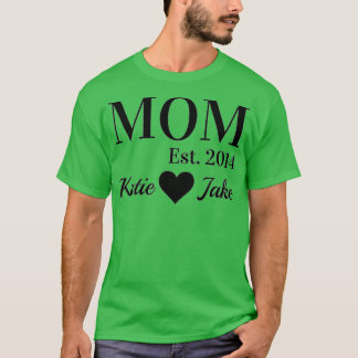 Mamma Etablerad Anpassningsbar T Shirt
