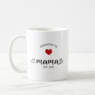 Mamma Etablerad Befordrad Till Mamma Kaffemugg
