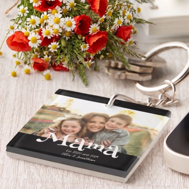 Mamma Etablerad Foto Barn Namn Rolig Text (Skapare uppladdad)