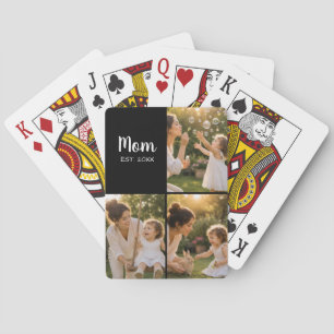 Mamma Etablerad Foto Minne Casinokort