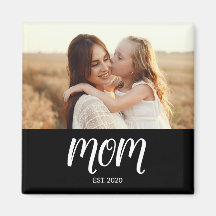 Mamma Etablerad Foto Mors Dag Magnet
