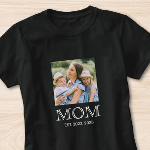 Mamma Etablerad Foto T Shirt