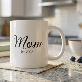 Mamma Etablerad Ny Mamma Present  Kaffemugg