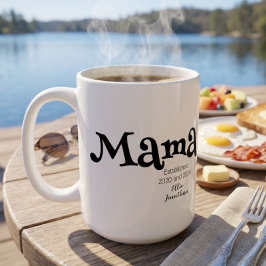 Mamma Etablerad Ny Mamma Present Kaffemugg