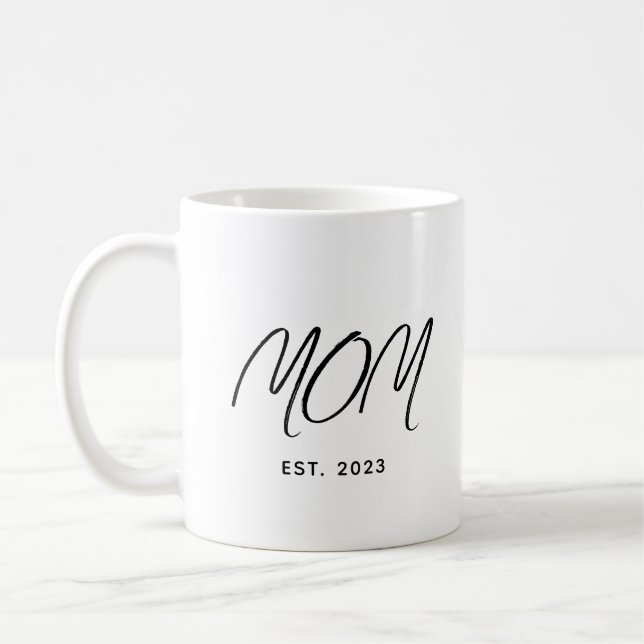 Mamma Etablerad Ny Mamma Present Kaffemugge Kaffemugg (Vänster)