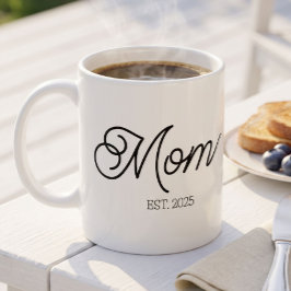 Mamma etablerad Ny Mamma Present Minimalist Kaffemugg