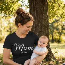 Mamma Etablerad Ny Mamma Present T-Shirt