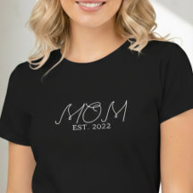 Mamma Etablerad Ny Mamma Present T-Shirt
