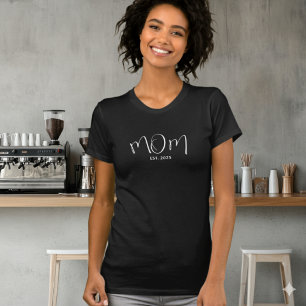 Mamma Etablerad Ny Mamma Present T Shirt