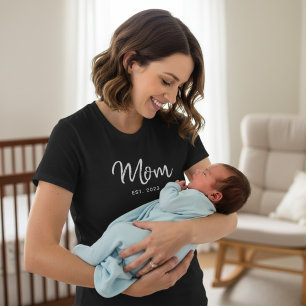 Mamma Etablerad Ny Mamma Present T-Shirt