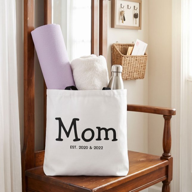 Mamma Etablerad Ny Mamma Present Tygkasse (Skapare uppladdad)