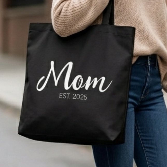 Mamma Etablerad Ny Mamma Present Tygkasse (Skapare uppladdad)