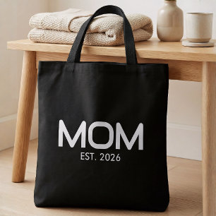 Mamma etablerad Ny mammappresent Tygkasse