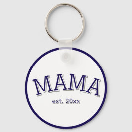 Mamma Etablerad 🗝️ Personlig Mors dag Gift Nyckelring