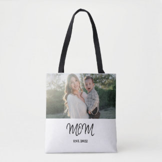 Mamma etablerad, Toteväska med foto Tygkasse