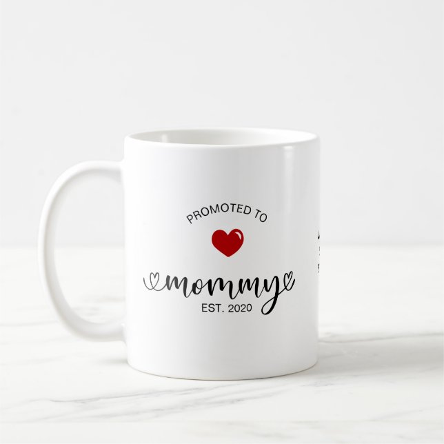 Mamma Etablerad Uppflyttad Till Mamma Kaffemugg (Vänster)