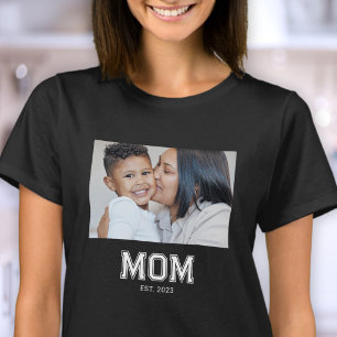 Mamma etablerade CAPS Foto T Shirt