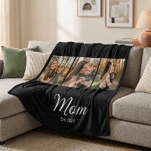 Mamma Etablerade Elegant Skrift Svart 3 Foto