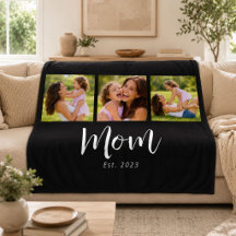 Mamma Etablerade Elegant Skrift Svart 3 Foto