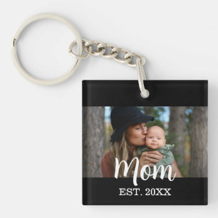 Mamma Etablerade Foto Mors Dag Svart