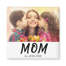 Mamma etablerade foto present