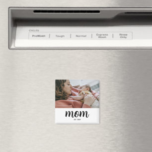 Mamma etablerade foto presentmagnet magnet