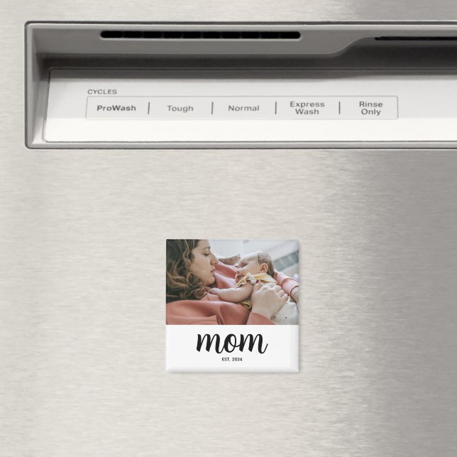 Mamma etablerade foto presentmagnet magnet (In Situ (Dishwasher))