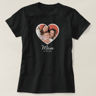 Mamma Etablerade Manus Foto T-Shirt