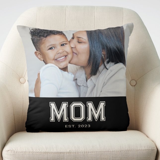 Mamma etablerade modern fet foto kast kudde (Skapare uppladdad)