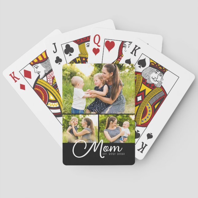 Mamma etablerade modernt manus 3 Foto  Casinokort (Baksidan)