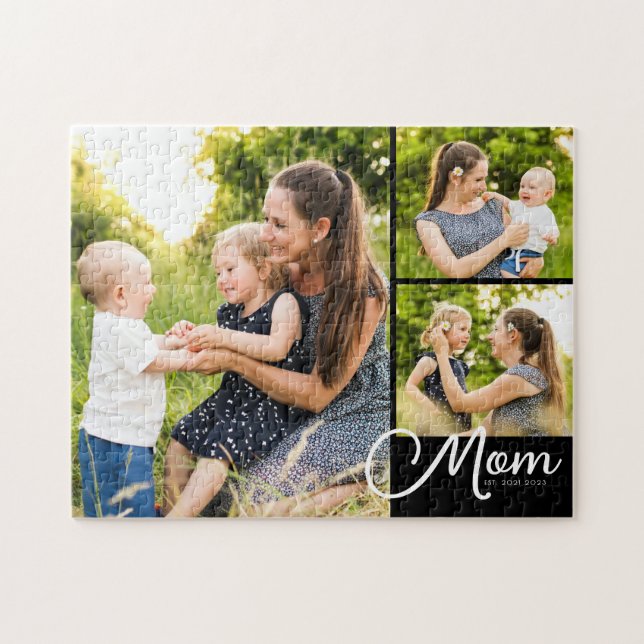 Mamma etablerade modernt manus 3 Foto  Pussel (Horisontell)