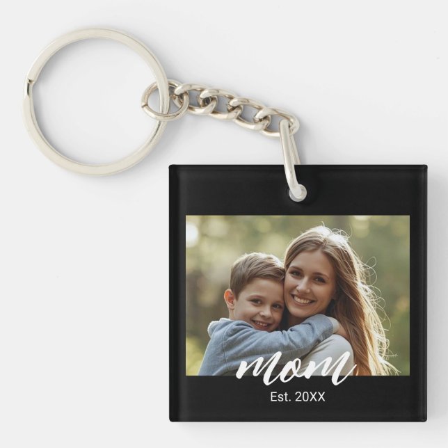 Mamma etablerade modernt manus Foto (Framsidan)