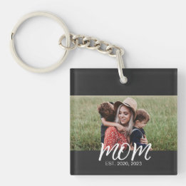 Mamma etablerade modernt manus Foto