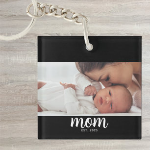 Mamma etablerade modernt manus Foto