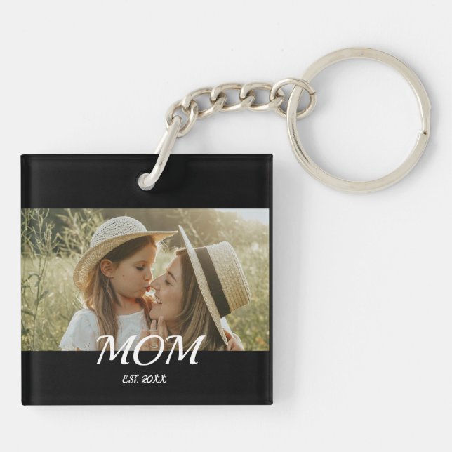 Mamma etablerade modernt manus Foto (Baksidan)