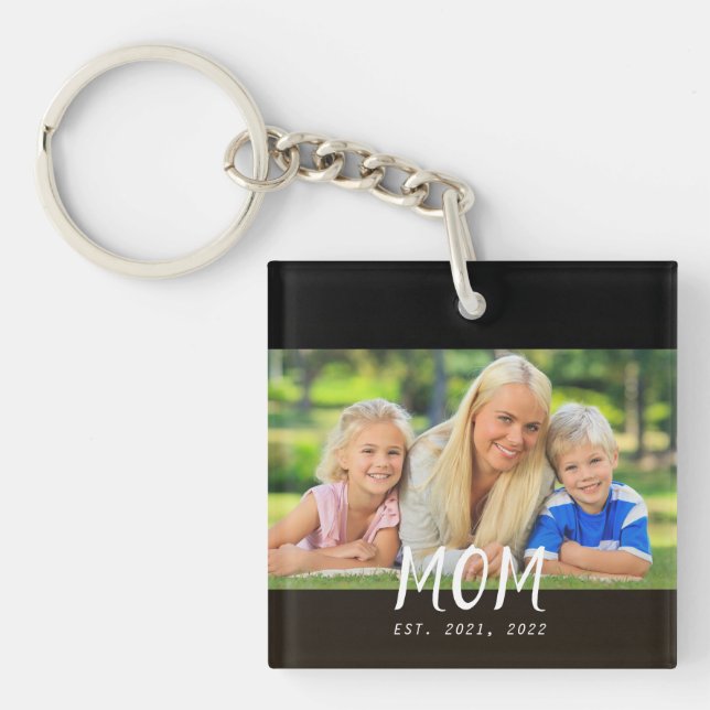 Mamma etablerade modernt manus Foto (Framsidan)