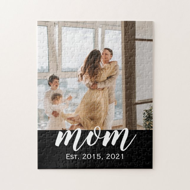 Mamma etablerade modernt manus Foto  Pussel (Vertikal)