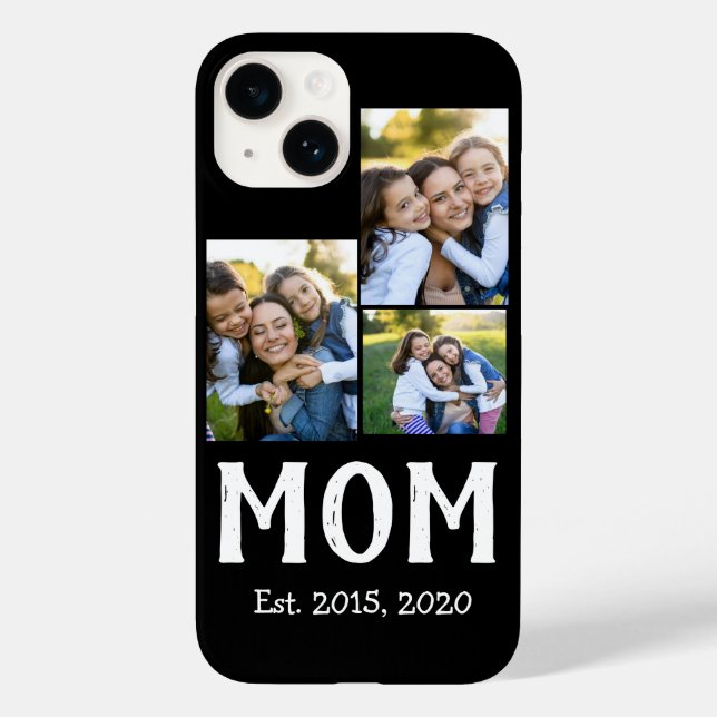Mamma etablerade modernt manus Svart 3 Foto (Baksida)