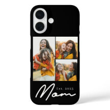 Mamma etablerade modernt manus Svart 3 Foto