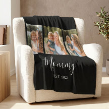 Mamma etablerade modernt manus Svart 3 Foto