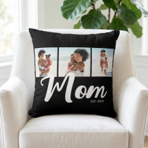 Mamma etablerade modernt manus Svart 3 Foto