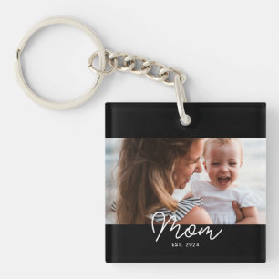 Mamma etablerade modernt manusfoto