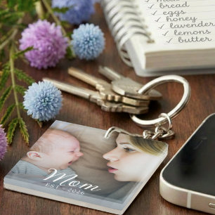 Mamma etablerade modernt manusfoto