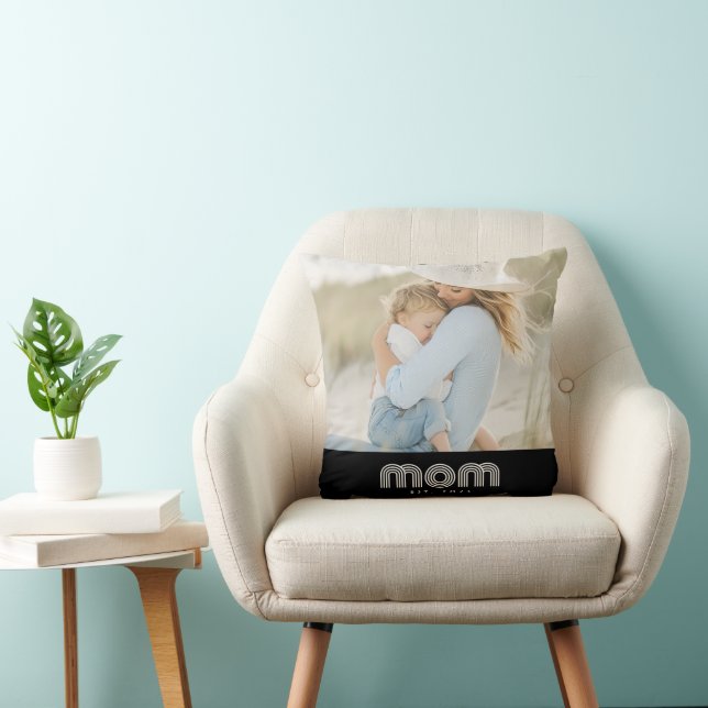 Mamma etablerade modernt manusfoto kudde (Stol)