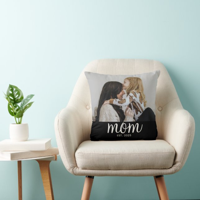 Mamma etablerade modernt manusfoto kudde (Stol)