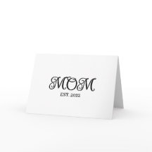 Mamma etablerade Mors dag Modernt manus