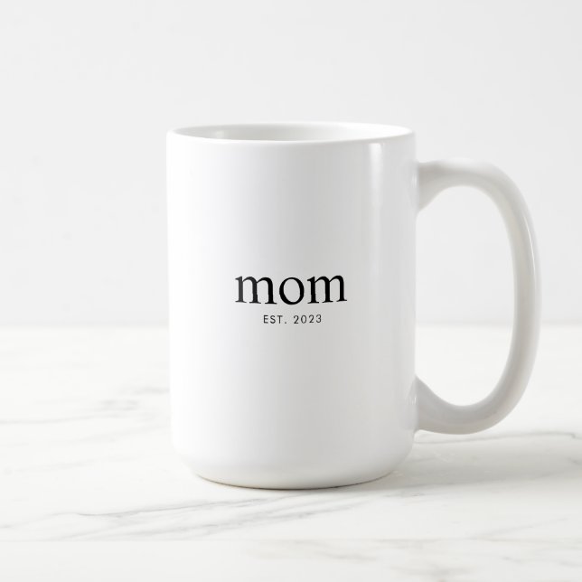 Mamma etablerade ny mamma-gåva kaffemugg (Höger)