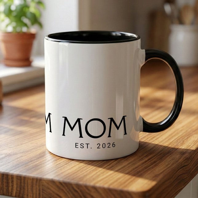Mamma Etablerade Ny Mamma Present Mugg (Skapare uppladdad)