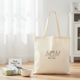 Mamma Etablerade Ny Mamma Present Toteväska Tygkasse